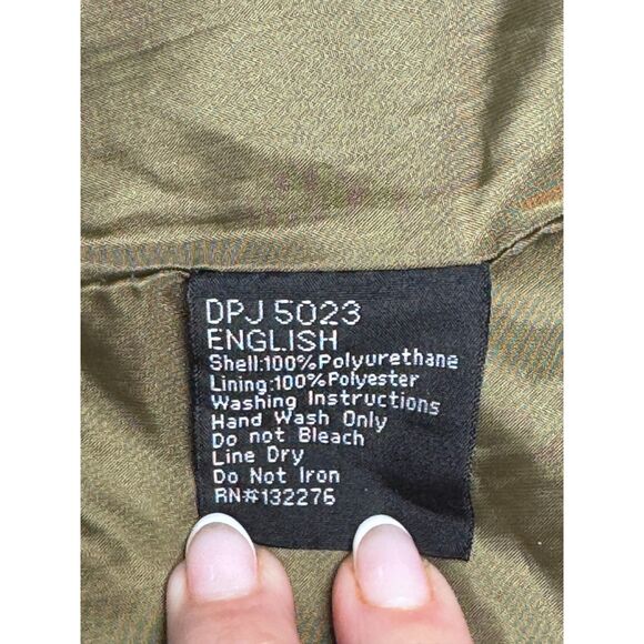 LA Coalition Faux Leather Pink or Green Moto Jacket- Size Small - Picture 13 of 16